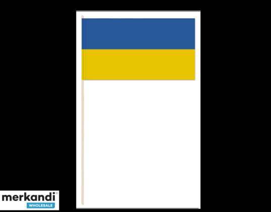 UKRAINE 10 Paper Flags
