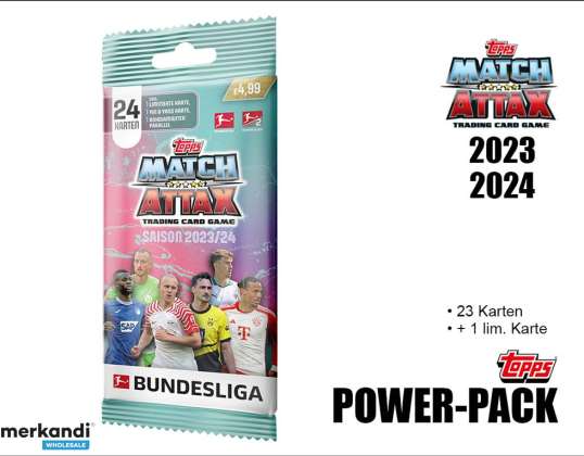 Topps Match Attax Bundesliga 2023/2024 BAROŠANAS BLOKS / TAUKU IEPAKOJUMS