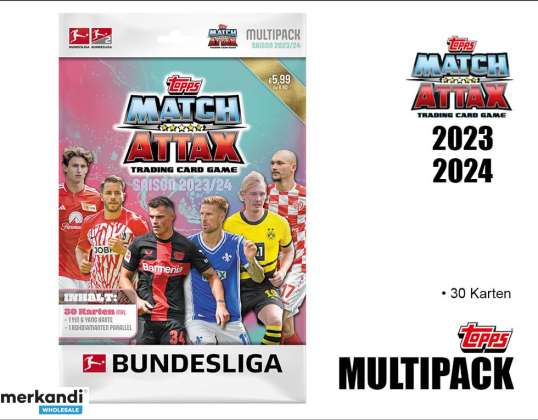 Topps-ottelu Attax Bundesliga 2023/2024 MULTIPACK
