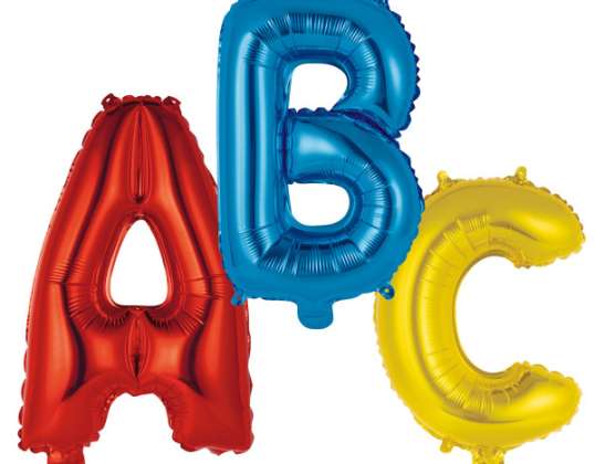 Späť do školy ABC fóliový balón 40 cm