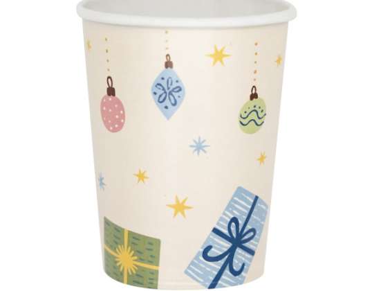 Woodland 8 Paper Cups 250 ml