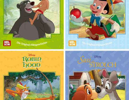 Klasyka filmów Disneya 13 16 24 Mini książeczka na wyświetlaczu