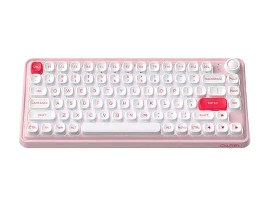 Dareu Z82 Bluetooth 2.4G mekanisk tastatur pink