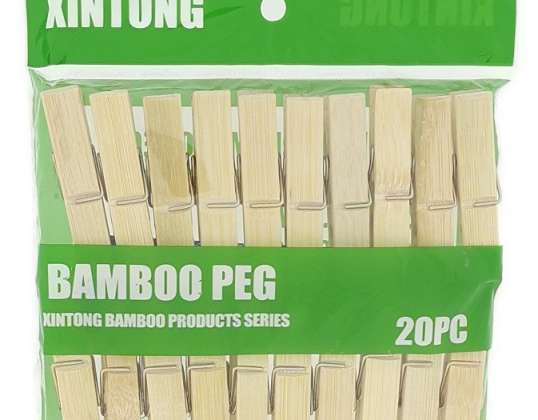 Bambusklambrid - pakend 20 - 6.1x1.1cm