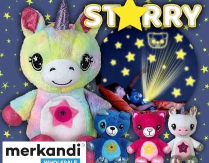 Plush toy with projection of the starry sky STARBEAR