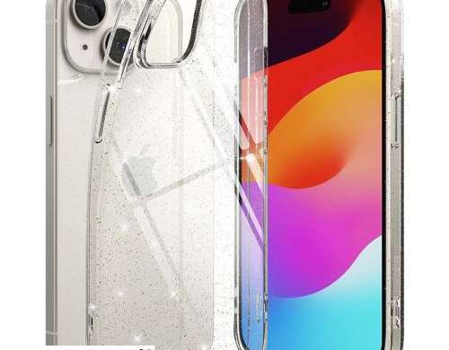 Ringke iPhone 15 Plus Case Slim Glitter Clear