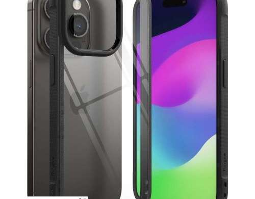 Ringke iPhone 15 Pro Max Kılıf Fusion Kalın Şeffaf/ Siyah
