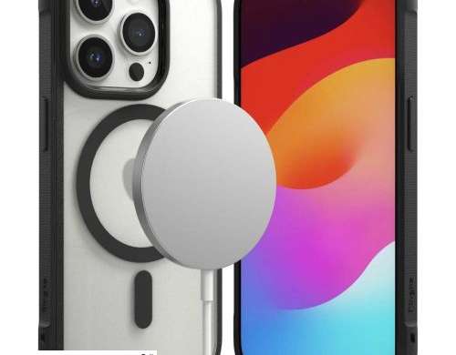 Ringke iPhone 15 Pro Hülle Fusion Bold Magnetic Glitter Mattschwarz