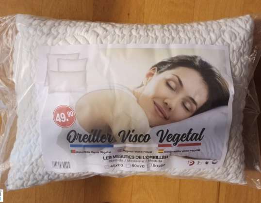 Extra Comfort Pillow | Visco Vegetable Bamboo, Aloé Vera and Cotton | Full Container Offer