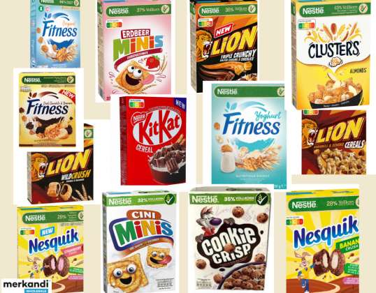 Nestlé Cornflakes - Nesquick, KitKat, Lion, Cini-Mini