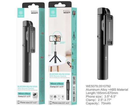Bluetooth-Selfie-Stick, kabellos, erweiterbares Mini-Stativ, mit Verschluss, mit Fernbedienung, für iOS/Android