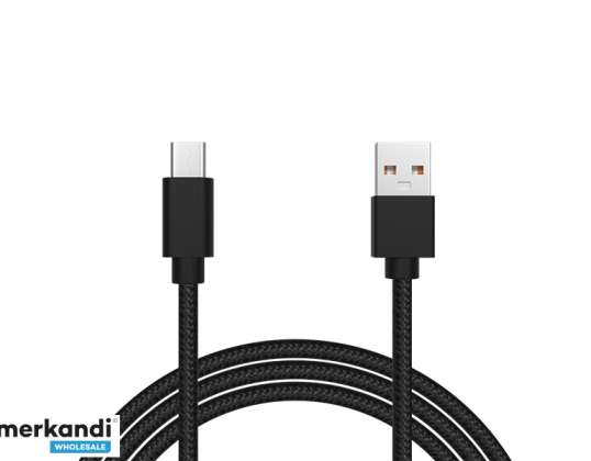 USB 2.0 A USB C 1 0m σύνδεση μαύρο 66 141#
