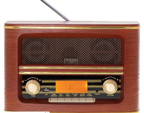 Rádio retro com Bluetooth AD 1187