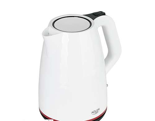 Plastic kettle 1 7 L AD 1277 white