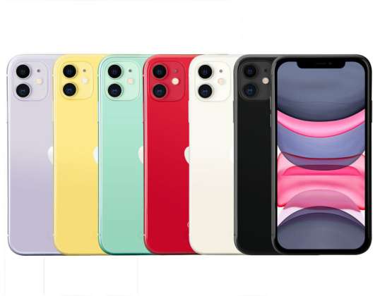 iPhone 11 64GB Grade AB - НДС с маржи, Оригинальная гарантия, Не восстановлен