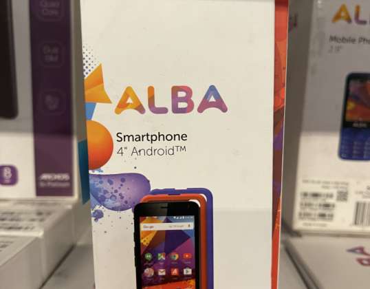 Alba išmanieji telefonai 4" Android sistema