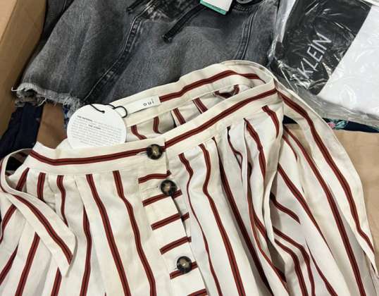Esprit, Calvin Klein Текстил Зимна мода Смесени палети Облекло Остатъци Палетни стоки Облекло Търговец на едро Адреси Остатъци Облекло