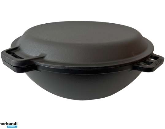 Wok ASIA 12 liters with cast iron pan lid Kazan Asia