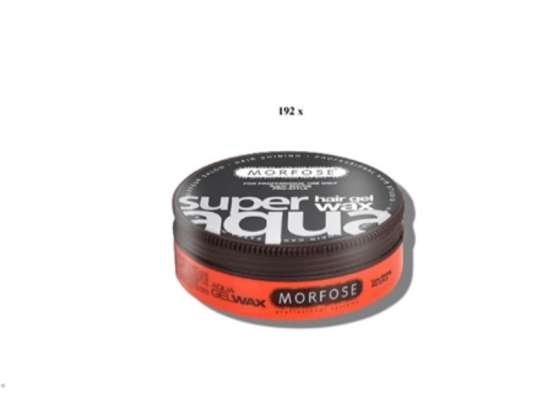 Morfose Aqua Hair Gel Wax Red Strong Flexible 4 Hold - Daily Hold for Women and Men
