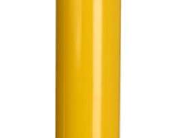 Lejebeskyttelse - Kollisionsbeskyttelsesstolpe gul ca. 110 cm - Kollisionsbeskyttelsespullert - Ø 108 mm