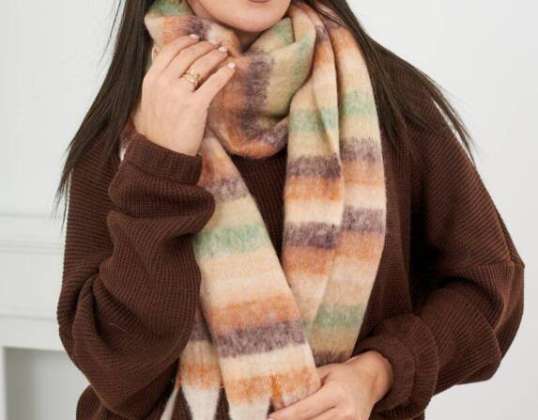 6071 Женская шаль Двусторонний итальянский шарф - идеальный способ выразить свой индивидуальный стиль и подчеркнуть элегантность
