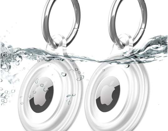 Apple AirTag Anahtarlık Su Geçirmez Kılıf Alogy 360 için Bulucu Kılıf