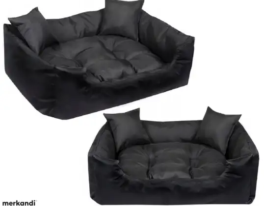 ECCO Dog Bed Playpen 75x65 cm Waterproof Black