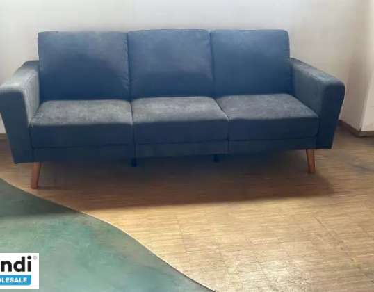 New upholstered set 3-2-1 set, 2x sofa, 1x armchair, reg. retail price 1.499,00€