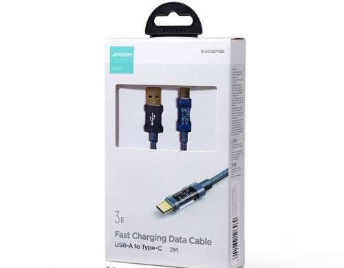 Joyroom Καλώδιο Σύνδεσης USB Type C 3A 2m Μπλε S UC027A20
