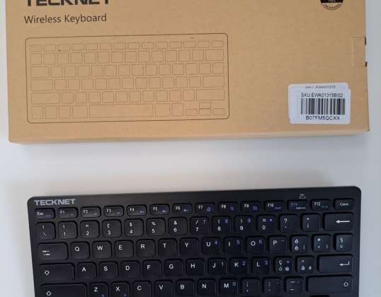 Kompaktní bezdrátové klávesnice bez numerické klávesnice pro efektivní pracovní prostory – ideální pro prodejce technologií