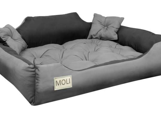 Dog bed playpen 75x65 cm Personalized Grey