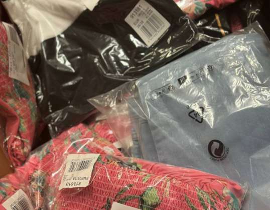 1,95 € Per stuk, Pallet online kopen Resterende voorraad Pallet Textiel Kiloware Dameskleding Palletgoederen Gloednieuw