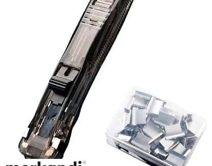 Stapler with reusable staples CLAMSEAL