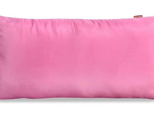 Kussen 80x40 cm Antiallergisch Microvezel Roze Siliconen