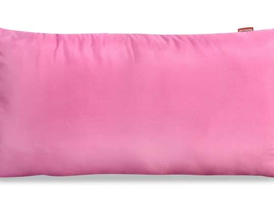 Pillow 80x40 cm Antiallergic Microfiber Pink Silicone