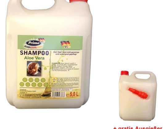 Prima Shampooing Aloe Vera 5,0 L + verseur gratuit