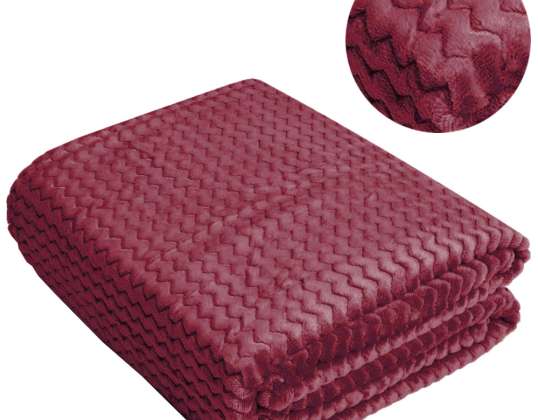 ZIGZAG BLANKET EMBOSSED BEDSPREAD 200x220 CM (KWZ200)