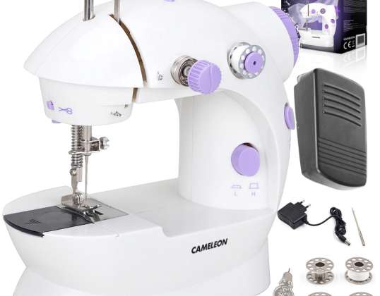 MINI Sewing Machine CAMELEON LED Backlight Portable 2 Modes Extras SM-202A