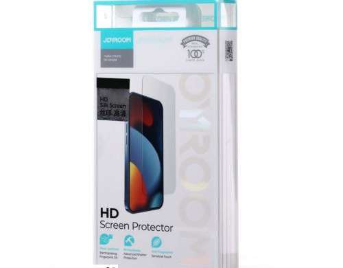 Joyroom iPhone 14 Pro Knight Tam Ekran Tempred Glass 9H 2.5D Trans