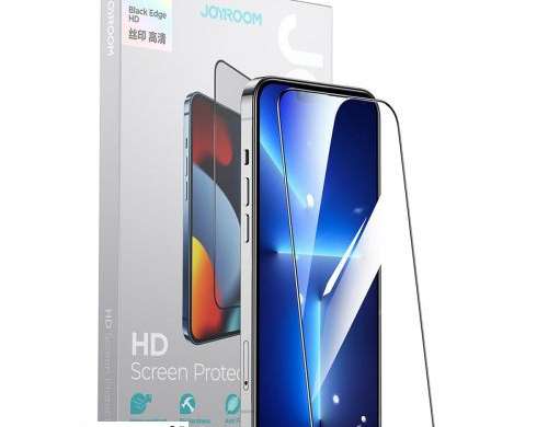 Joyroom iPhone 14 Pro Knight Tela cheia Tempred Glass 9H 2.5D com F