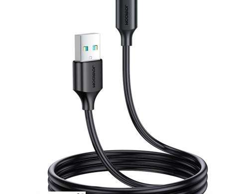 Joyroom USB Type C duomenų kabelis 3A 480Mb/s 1m Juoda S UC027A9