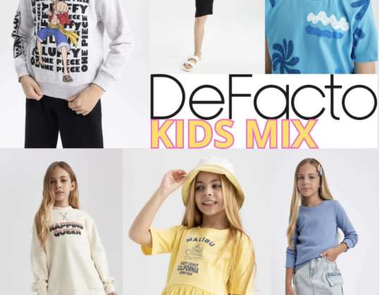 Stock Vêtements Enfants DeFacto Mix - Vêtements Hiver Enfants DeFacto 12€/kg