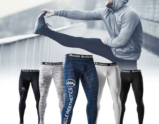 Predstavljamo moške kompresijske hlače T-Flex – izboljšajte svojo izkušnjo vadbe! (S/M)