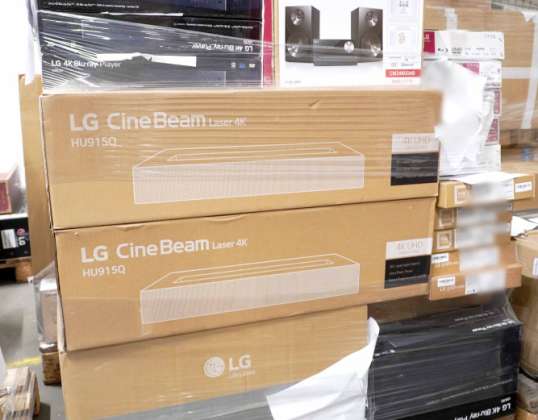 LG Multimedia – Marchandises retournées telles que barre de son, écouteurs, haut-parleurs