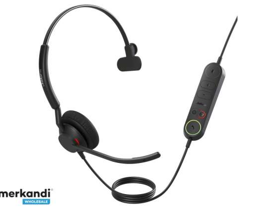 Jabra Engage 40 Inline Link Mono USB A UC Wired Headset 4093 419 279