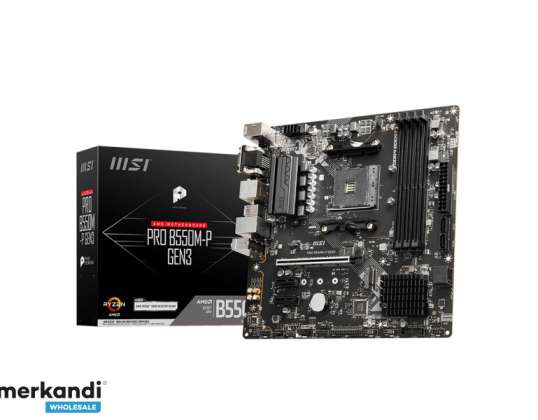 MSI PRO B550M P GEN3 AMD Motherboard 7D95 001R