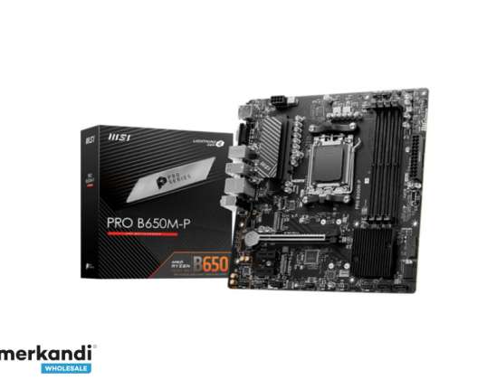 MSI PRO B650M P AMD Motherboard mATX 7E27 001R