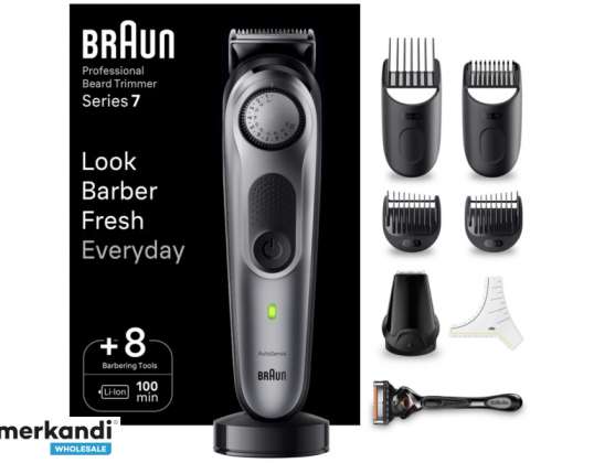 Braun Beard Trimmer BT 7420 Black/Grey 448273