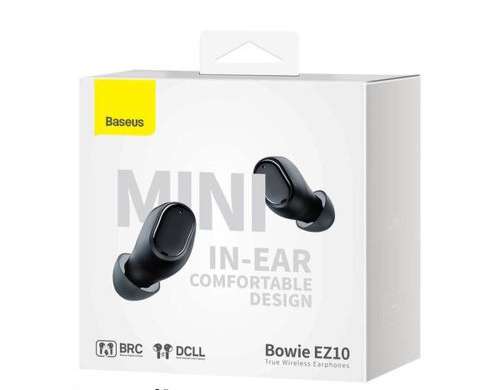 Baseus slúchadlá Bluetooth Bowie EZ10 BT 5.3 TWS Čierne EU A000543001