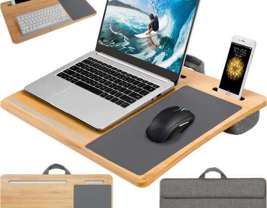 Soporte de mesa para computadora portátil, soporte para teléfono, tableta, alfombrilla de mouse